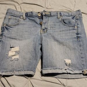 Mossimo button fly boyfriend shorts